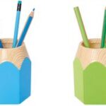 WEDO pennenbakje ´PENCIL´, van kunststof, appelgroen