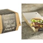 PAPSTAR Burgerbox ´pure´, maat: 115 x 110 x 70 mm, groot