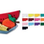 folia knutselvilt, (B)200 x (H)300 mm, 150 g/m2, hoogrood