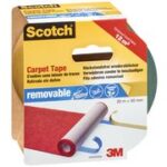 Scotch tapijttape verwijderbaar, 50 mm x 7 m, blauw