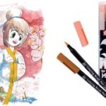 SAKURA Manga-set Koi Coloring Brush, 6 in etui