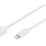 DIGITUS data- en laadkabel, Apple Lightning - USB-A, 1,0 m