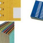 emey sorteermap Junior, 24 vakken, met numeriek index en alfabet, rood