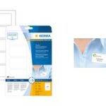 HERMA zelfklevende naametiketten SPECIAL, 80 x 50 mm, wit, verwijderbaar