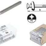suki. Golfplaatschroef, 4,5x65 mm, PZ2, RVS, 100 st.