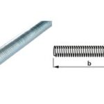 suki. draadeind/draadstang M6x330 mm, PH2, staal verzinkt