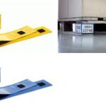 DURABLE banderol voor palletvoet 145 x 65 mm, geel