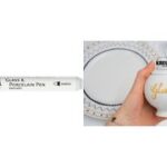 KREUL Glas en Porselein Pen metallic, zilver