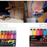 POSCA Pigmentmarker / Verfstiften / Acrylmarker PC-7M, 8 in etui