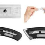 WESTCOTT universeel-mes, inclapbaar, aluminium-behuizing