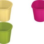 helit prullenbak ´the joy´, PP, 13 liter, geel