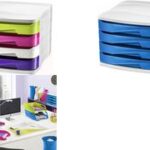 CEP schuifladenbox GLOSS, 4 lades, blauw