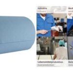 HYGOCLEAN rol poetspapier, 2-laags, blauw, 380 x 350 mm