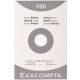 EXACOMPTA systeemkaarten, 100 x 150 mm, blanco, wit