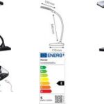 Hansa LED-bureaulamp Twist, zwart