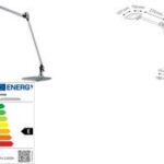 Hansa LED-bureaulamp E-Motion, zilver