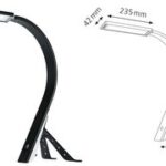 Hansa LED-bureaulamp Swing, zwart