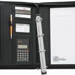 WEDO collegemap, DIN A4, met rekenmachine, generfd kunstleer