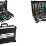 BRÜDER MANNESMANN gereedschapset, 160-delig, in aluminium koffer