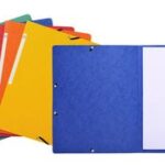 EXACOMPTA hoekspanmap, DIN A4, karton, blauw