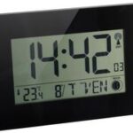 CEP Orium wandklok, radiogestuurd, zwart