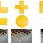 DURABLE parkeerplaatsmarkering, pijl, zelfklevend, geel