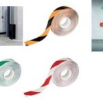 DURABLE vloermarkeringstape DURALINE STRONG, rood / wit