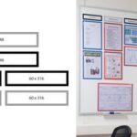 FRANKEN magnetisch infokader voor kopteksten, A3 / A4, grijs