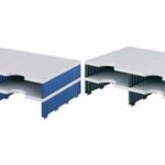 styro aanbouweenheid styrodoc duo, 4 vakken, zwart/grijs