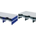 styro aanbouweenheid styrodoc trio, 6 vakken, blauw/grijs