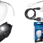 WEDO oplaadbare LED-zaklamp, 2 LEDs en IR-sensor