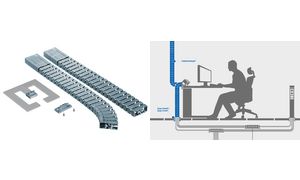 BACHMANN kabelslang Flex II verlengstuk, kleur: zwart