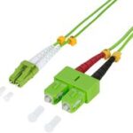 LogiLink LWL Patchkabel, LC-Duplex - SC-Duplex, OM5, 7,5 m