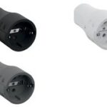 BACHMANN randaarde montage contrastekker, grijs