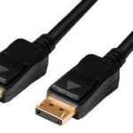 LogiLink Actief Displaypoort aansluitkabel, zwart, 20 m