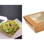 PAPSTAR fijnkostbox ´pure´, vierkant, 1.500 ml, bruin