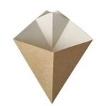 PAPSTAR patat frites-puntzak ´pure´, 190 x 235 mm