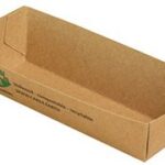 PAPSTAR snacktray ´pure´, maat: 120 x 70 x 35 mm, karton