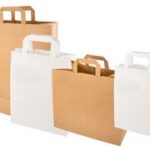 PAPSTAR papieren draagtas, 320 x 170 x 270 mm, wit