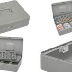 WEDO geldtelcassette standaard, met cijferslot, grijs