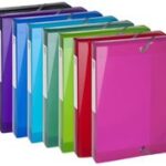 EXACOMPTA elastomap/verzameldoos Iderama, PP, DIN A4, 25 mm, assorti