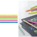 FABER-CASTELL driehoekig kleurpotlood Colour GRIP, neonroze