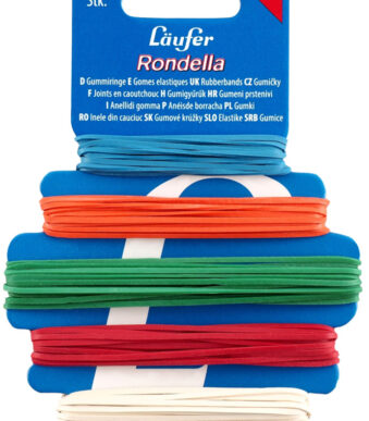 Läufer elastiekenkaart RONDELLA, assorti in grootte en kleur