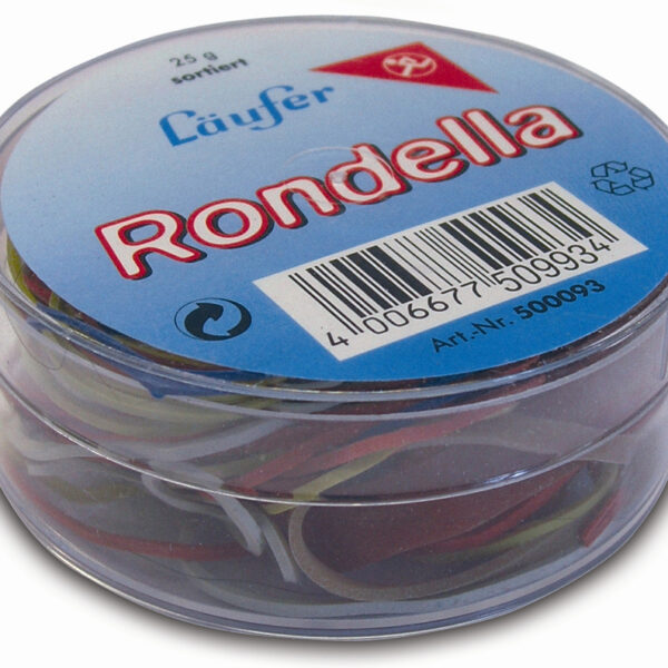 Läufer RONDELLA elastieken in doos - 25 g, assorti