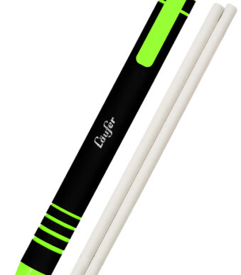 Läufer kunststof-radeerstift, incl. 2 reserve vlakgum, groen