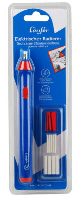 Läufer electrisch vlakgum, met verwisselbare punt, blauw