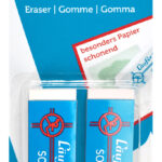 Läufer kunststof-vlakgum PLAST SOFT, 2 op blister