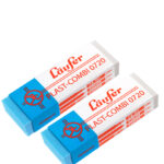 Läufer kunststof-vlakgum PLAST COMBI, 2 op blister