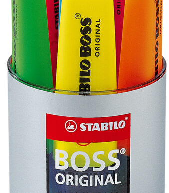 STABILO Textmarker BOSS ORIGINAL, 6 in ronde box