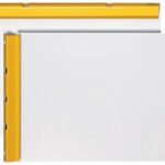 Hansa klembord, van aluminium, DIN A4 staand, grijs